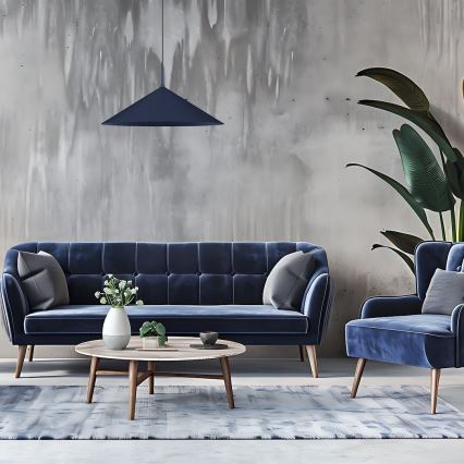 Pakaramā lustra CAPITAL ar kabeli 1xGX53/15W/230V Ø 60 cm, zila