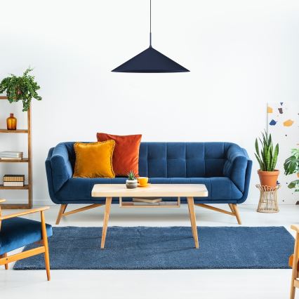 Pakaramā lustra CAPITAL ar kabeli 1xGX53/15W/230V Ø 60 cm, zila