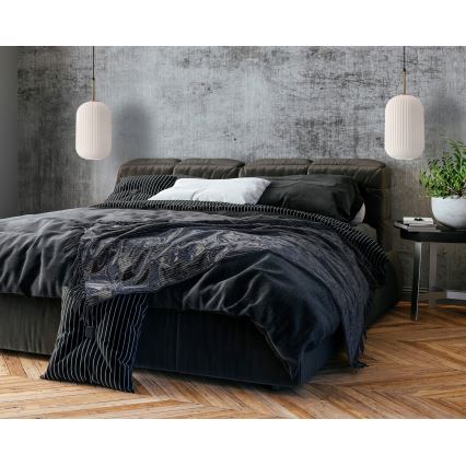 Pakaramā lustra CRESTO ar vadu 1xE27/40W/230V balta/zelta