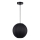 Pakaramā lustra DANA 1xE27/15W/230V, Ø 25 cm, melna