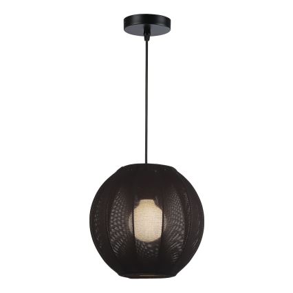 Pakaramā lustra DANA 1xE27/15W/230V, Ø 25 cm, melna