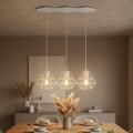 Pakaramā lustra DIAMOND 3xE27/60W/230V balta