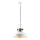 Pakaramā lustra DODO uz vada 1xE27/40W/230V, balta/bronzas apdare