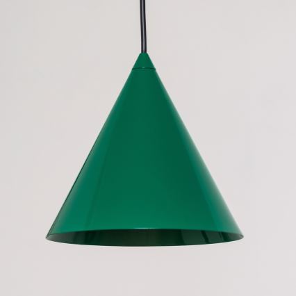 Pakaramā lustra ETNA II uz vada 1xE27/15W/230V Ø 18,5 cm zaļa