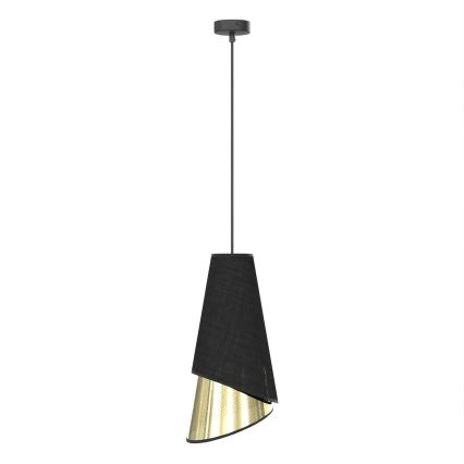 Pakaramā lustra MODA 1xE27/15W/230V melna/zelta