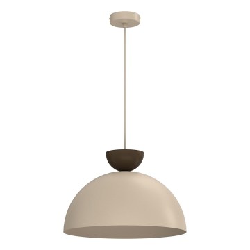 Pakaramā lustra NEVIS 1x E27/15 W/230 V Ø 38 cm bēša