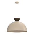 Pakaramā lustra NEVIS 1xE27/15W/230V Ø 50 cm bēša