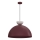 Pakaramā lustra NEVIS 1xE27/15W/230V Ø50 cm burgundijas krāsā