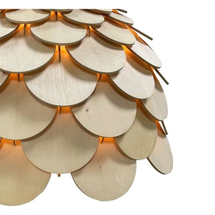 Pakaramā lustra uz kabeļa BURGO 1xE27/60W/230V Ø 50 cm