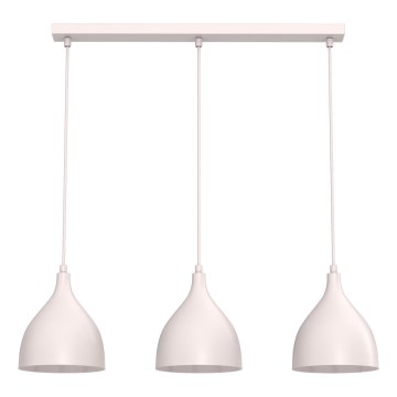 Pakaramā lustra uz kabeļa NOAK CLASSIC 3xE27/15W/230V krēmkrāsaina