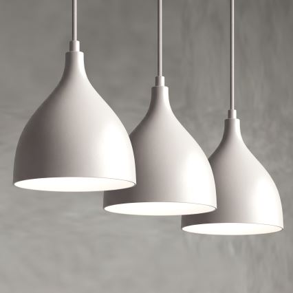 Pakaramā lustra uz kabeļa NOAK CLASSIC 3xE27/15W/230V krēmkrāsaina