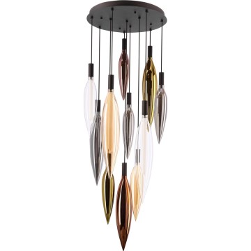 Pakaramā lustra uz kabeļa NORDIC 11xG9/5W/230V melna