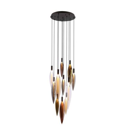 Pakaramā lustra uz kabeļa NORDIC 11xG9/5W/230V melna