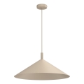 Pakaramā lustra uz troses ANEGA 1xGX53/15W/230V, diam. 50 cm, bēša