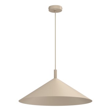 Pakaramā lustra uz troses ANEGA 1xGX53/15W/230V, diam. 50 cm, bēša