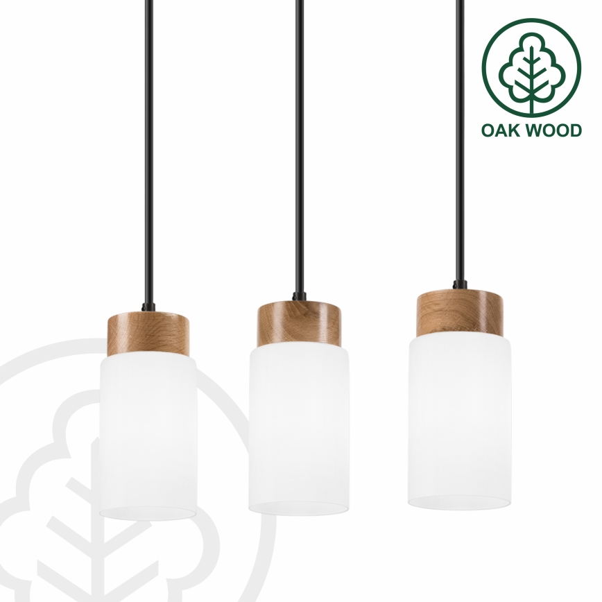 Pakaramā lustra uz troses MARKUS 3xE27/15W/230V melna