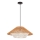 Pakaramā lustra uz vada AFRICA 1xE27/40W/230V pr. 50 cm brūna/krēmkrāsaina