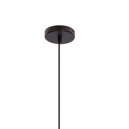 Pakaramā lustra uz vada AFRICA 1xE27/40W/230V pr. 50 cm brūna/krēmkrāsaina