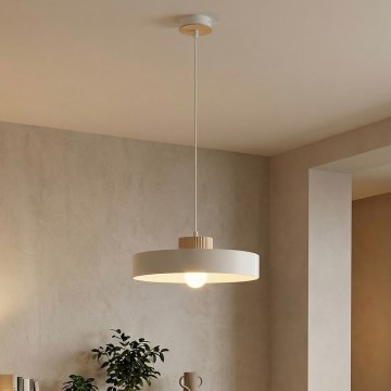 Pakaramā lustra uz vada KIVI 1xE27/15W/230V balta