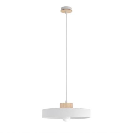 Pakaramā lustra uz vada KIVI 1xE27/15W/230V balta