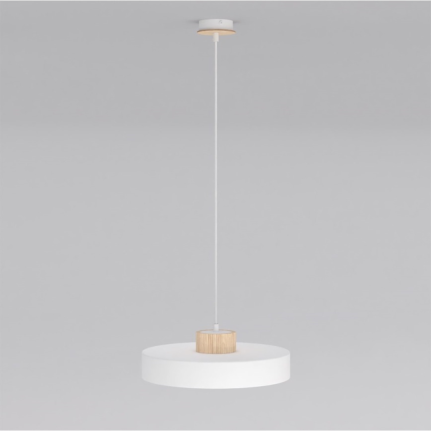 Pakaramā lustra uz vada KIVI 1xE27/15W/230V balta