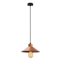 Pakaramā lustra uz vada MANAVGAT 1xE27/40W/230V vara/brūna