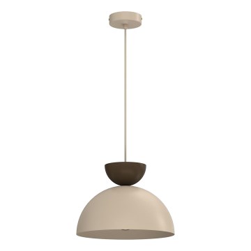 Pakaramā lustra uz vada NEVIS 1xE27/15W/230V Ø 29 cm, bēša