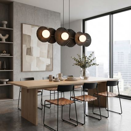 Pakaramā lustra uz vada UMBRA 6xG9/8W/230V, melna