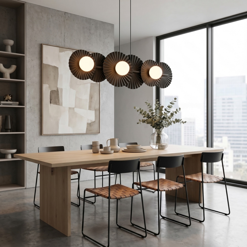 Pakaramā lustra uz vada UMBRA 6xG9/8W/230V, melna