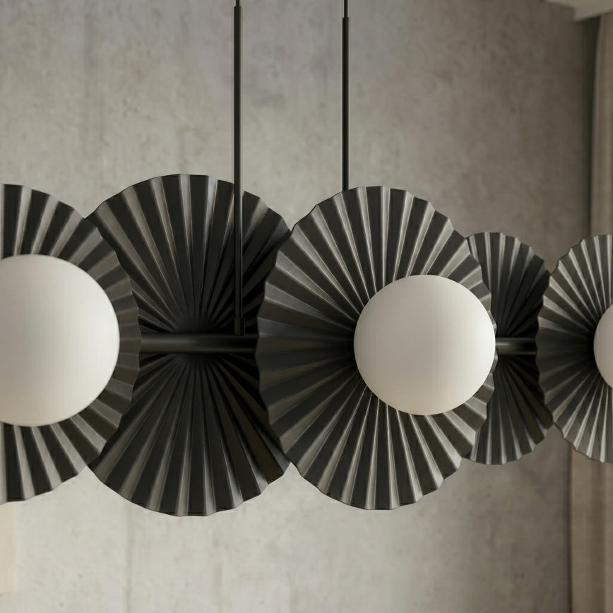 Pakaramā lustra uz vada UMBRA 6xG9/8W/230V, melna