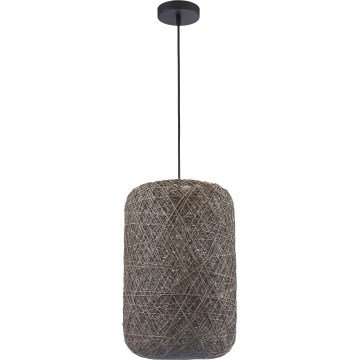 Pakaramā lustra uz vadiņa ELLEN 1xE27/20W/230V, Ø 30 cm, antracīts