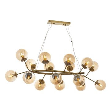 Pakaramā lustra VARANA 16xE14/40W/230V bronzas krāsā