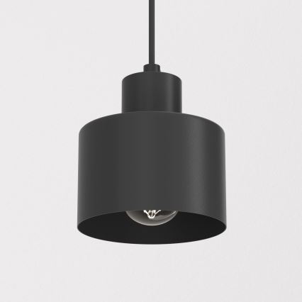 Pakaramais ar kabeli PARKLA 1xE27/15W/230V melns