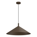 Pakaramais gaismeklis ar kabeli ANEGA, 1xGX53/15W/230V, Ø 50 cm, brūns