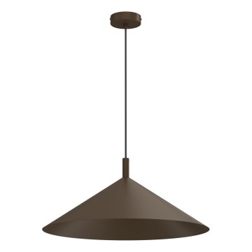 Pakaramais gaismeklis ar kabeli ANEGA, 1xGX53/15W/230V, Ø 50 cm, brūns