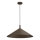 Pakaramais gaismeklis ar kabeli ANEGA, 1xGX53/15W/230V, Ø 50 cm, brūns