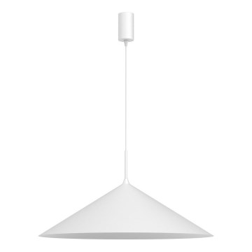 Pakaramais gaismeklis ar kabeli CAPITAL 1xGX53/15W/230V Ø 60 cm, balts