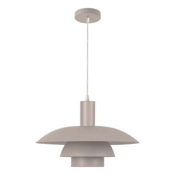 Pakaramais gaismeklis ar kabeli FERRO 1xE27/15W/230V pelēks