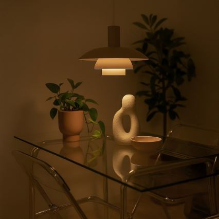 Pakaramais gaismeklis ar kabeli FERRO 1xE27/15W/230V pelēks