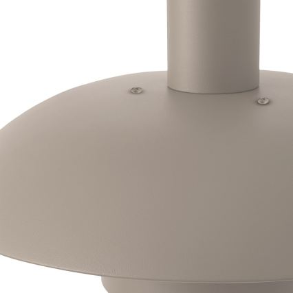 Pakaramais gaismeklis ar kabeli FERRO 1xE27/15W/230V pelēks