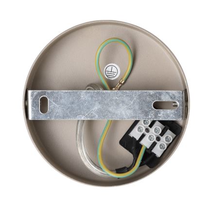 Pakaramais gaismeklis ar kabeli FERRO 1xE27/15W/230V pelēks