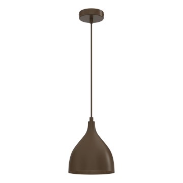 Pakaramais gaismeklis ar kabeli NOAK CLASSIC 1xE27/15W/230V brūns