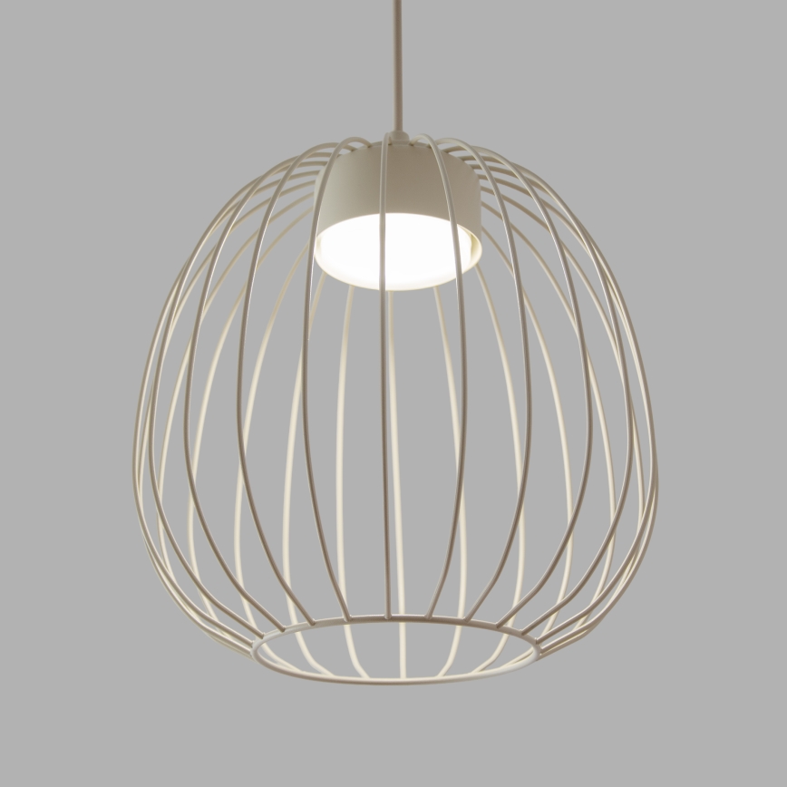 Pakaramais gaismeklis ar kabeli OVELLA 1xGX53/10W/230V Ø 25 cm krēmkrāsas