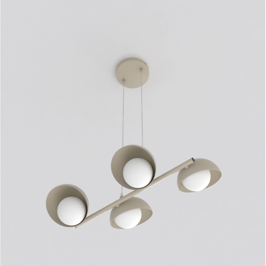 Pakaramais gaismeklis ar vadu BOOM 4xG9/8W/230V bēšs