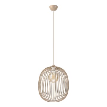 Pakaramais gaismeklis ar vadu DESTELLO 1xE27/15W/230V Ø 33 cm, bēšs