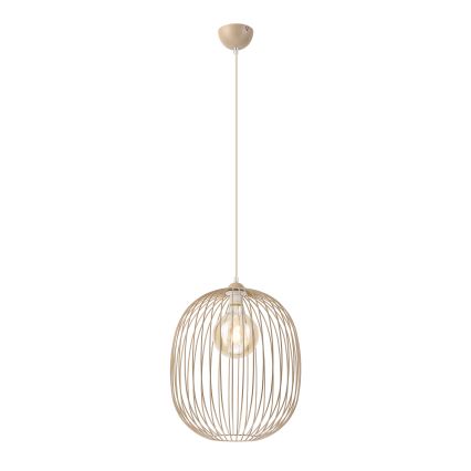 Pakaramais gaismeklis ar vadu DESTELLO 1xE27/15W/230V Ø 33 cm, bēšs