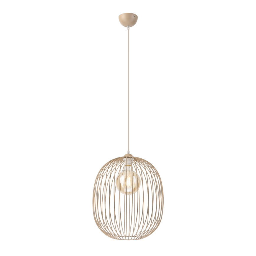 Pakaramais gaismeklis ar vadu DESTELLO 1xE27/15W/230V Ø 33 cm, bēšs