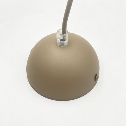 Pakaramais gaismeklis ar vadu DESTELLO 1xE27/15W/230V Ø 33 cm, bēšs