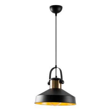 Pakaramais gaismeklis ar vadu DODO 1xE27/40W/230V melns/bronza