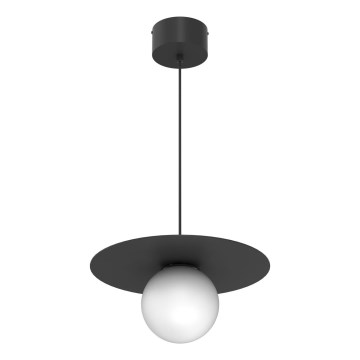 Pakaramais gaismeklis ar vadu FLAT 1xE27/15W/230V melns